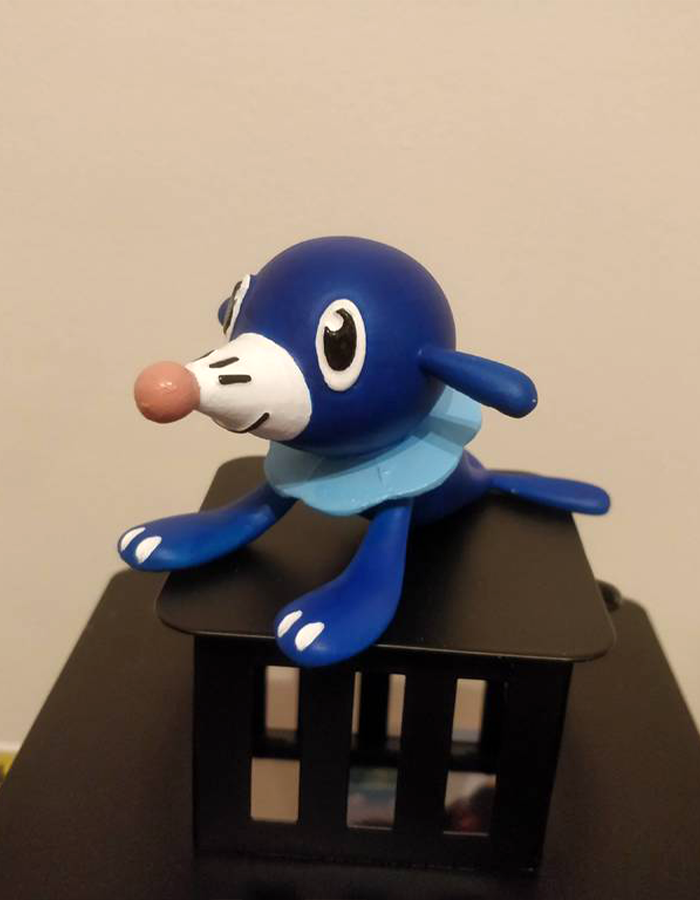Pokémon Popplio Bemalte Figur 13CM