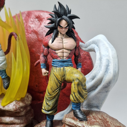 Dragon Ball GT Figur Dragon Ball Goku und Vegeta SSJ4 Gogeta Objekt 30CM Riesen Größe