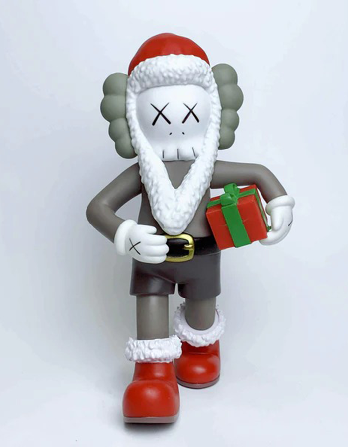 Kaws Weihnachtsmann-Figur Kaws Bemalte Figur Kaws Weihnachtsdeko Groß 20CM