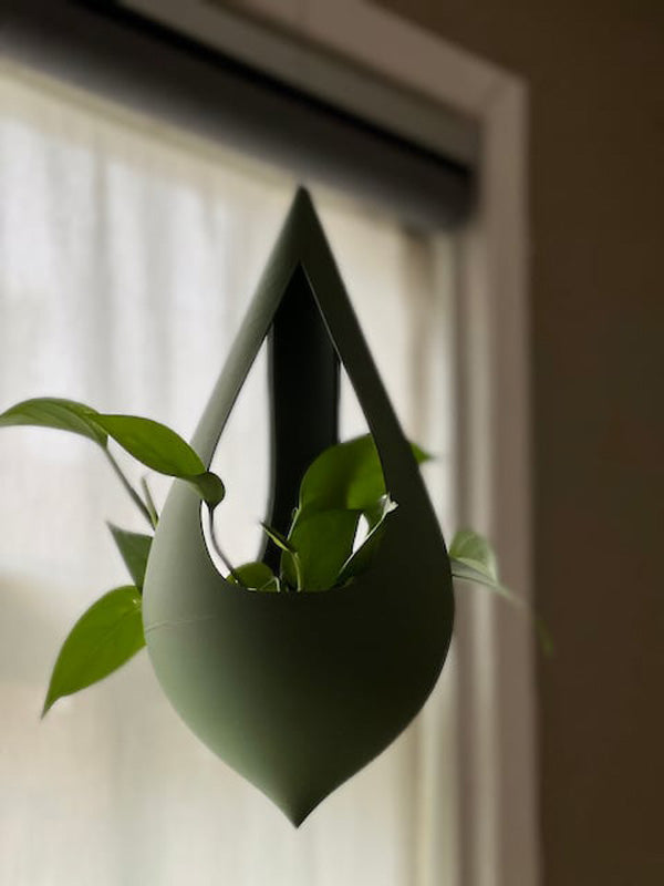 Grüner Kegel Hängepflanzentopf 8CM