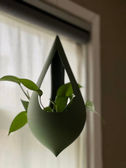 Grüner Kegel Hängepflanzentopf 8CM