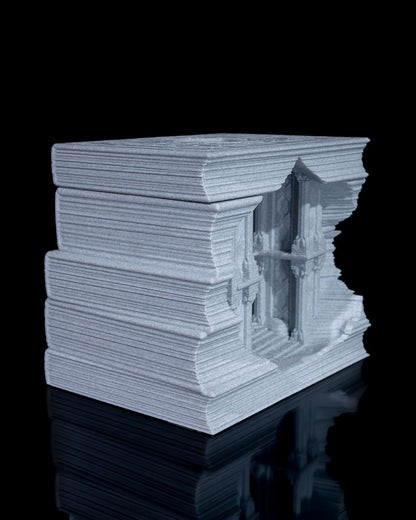 Buch mit Heldenmotiv, Dekoobjekt, groß, 20 cm