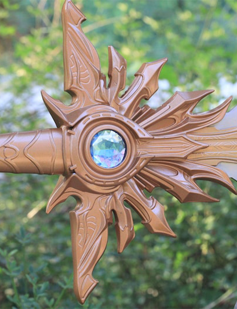 Diablo Tyrael Schwert der Gerechtigkeit Diablo El'druin Lebensgröße
