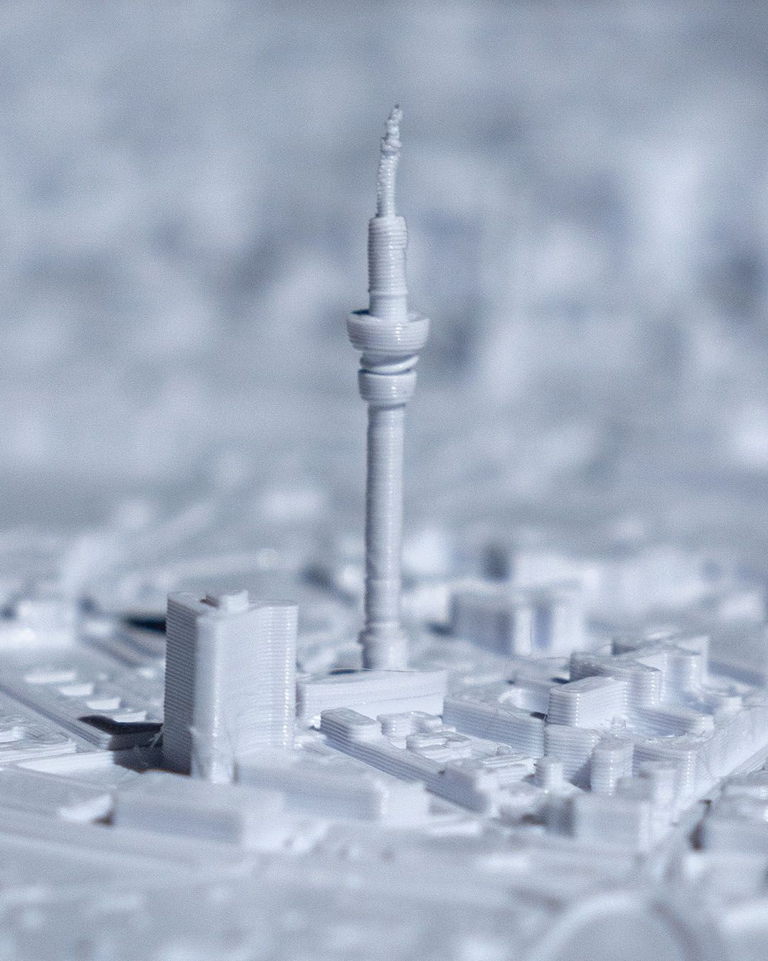 Hamburg 3D Stadtbild Dekorative Minimalistische Wandtafel Hamburg Tafel