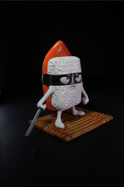 Japanischer Ninja Sushi Charakter Nigirinja Desktop Dekofigur