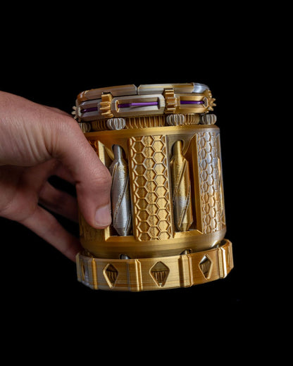 Weltraum-Drehaufbewahrungsbox 13CM