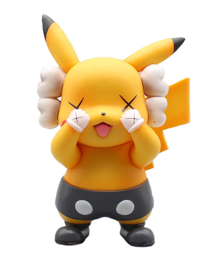 Kaws Pikachu Bemalte Figur Kaws Pokemon Figur Groß 20CM