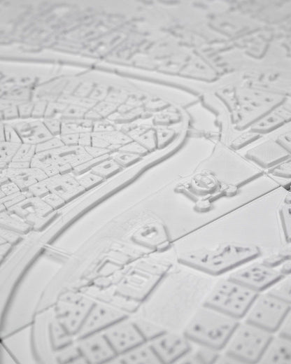 Rom Dreidimensionale Stadt-Skyline Dekorative Wandtafel Großformat 60 CM