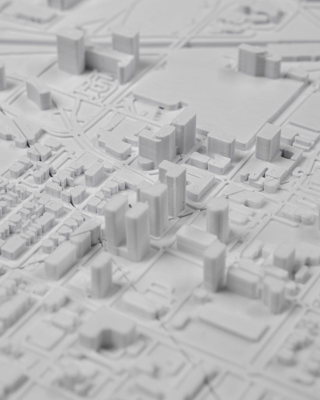 Ottowa 3D Skyline Dekorative minimalistische Wandkunst Ottawa Gemälde