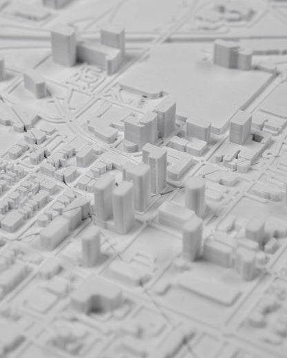 Ottowa 3D Skyline Dekorative minimalistische Wandkunst Ottawa Gemälde