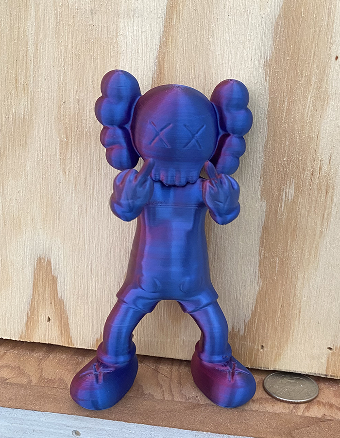 Kaws Mittelfinger Bemalte Figur Groß 20CM