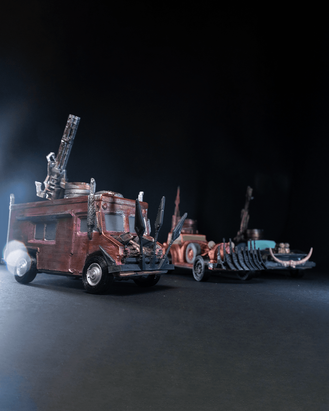 Walking Dead 3er Fahrzeugset Zombie-Apokalypse-Fahrzeugset Dekoratives Desktop-Objekt