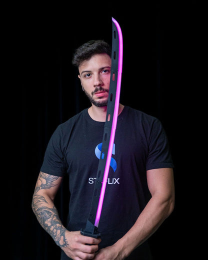 Japanisches Schwert, leuchtendes Katana, Spielzeugschwert, LED-Katana, Samurai-Schwert-Figur, Riese
