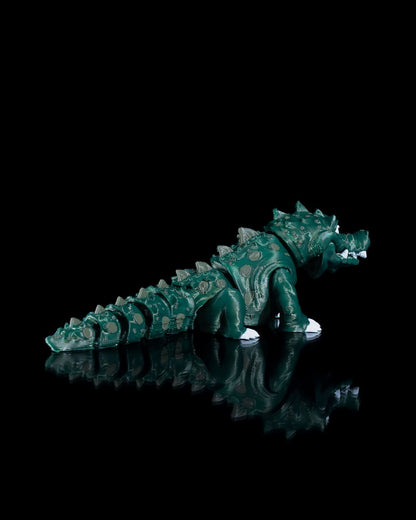Krokodil Bewegliches Spielzeug Grünes Krokodil Spielzeug 16 CM