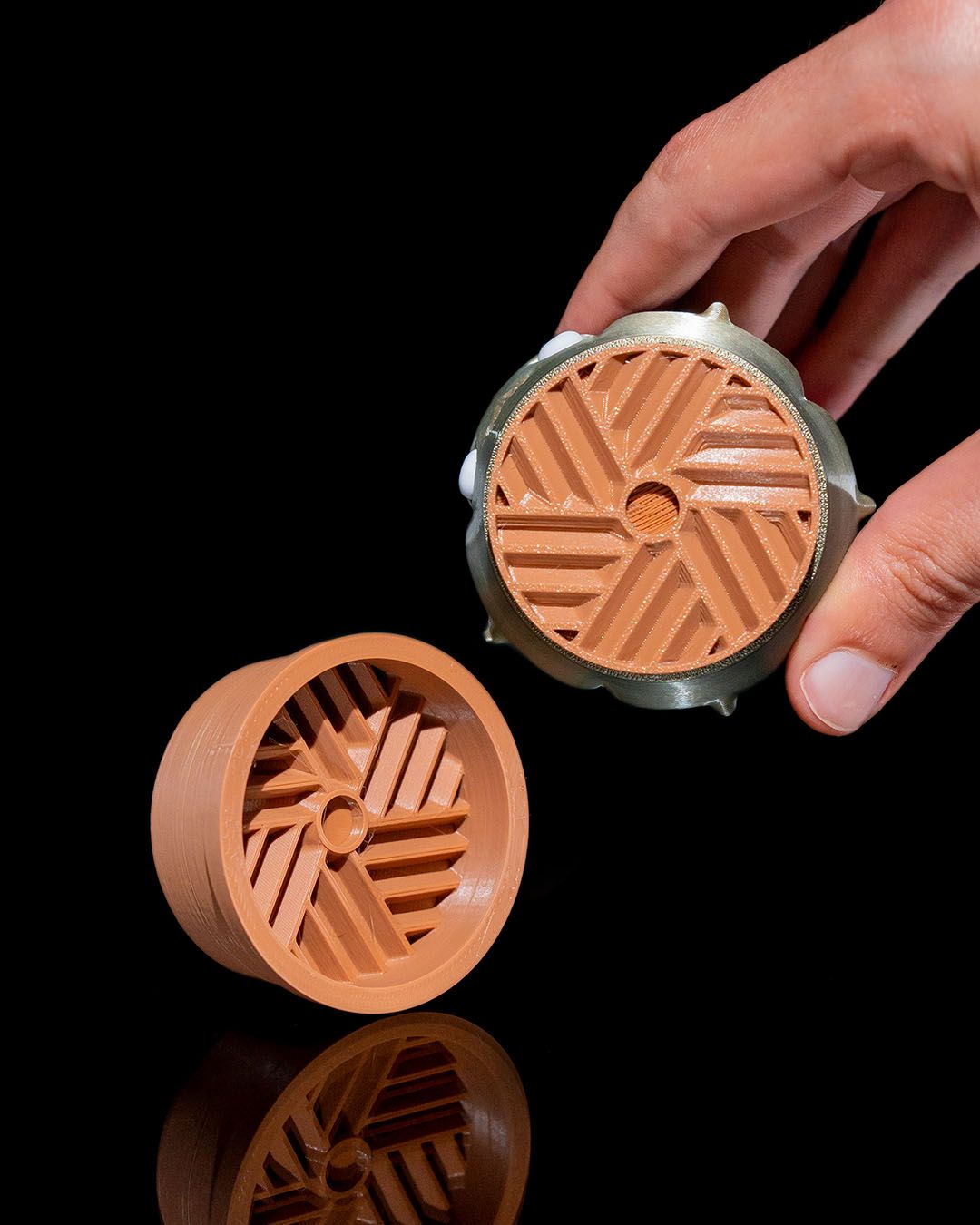Wüstenblumen Kaktus Gewürzmühle Tabakmühle Grinder 9CM