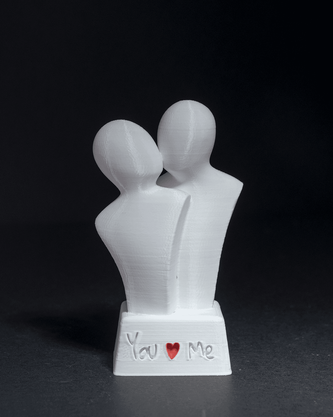 Personalisierte Romantische Valentinstagsgeschenk Paar-Skulptur Desktop Dekorationsobjekt
