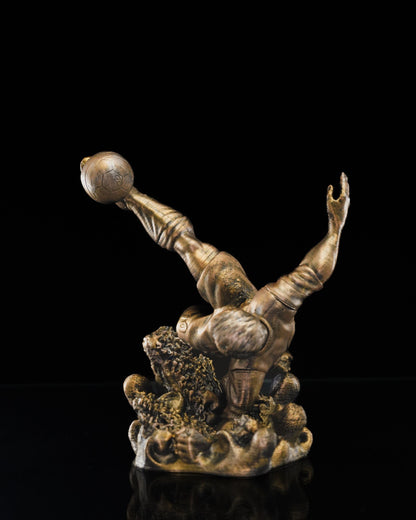 Fussballspieler-Figur, Volleyschuss, 25 cm (RIESENGRÖSSE)