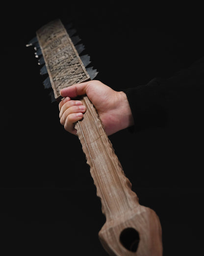 Macuahuitl Azteken Kriegskeule (Originalgröße)