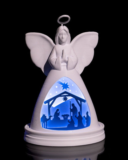 Weihnachtsdekoration Engel LED-Lampe Weihnachtsdekoration LED-Lampe Groß 21CM
