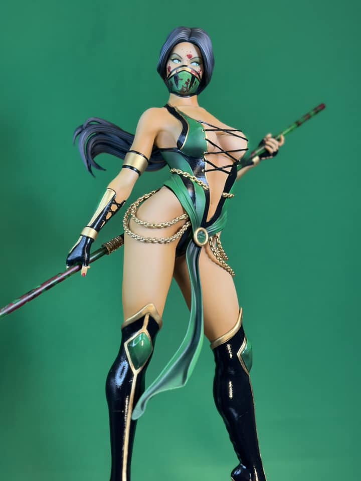 Mortal Kombat Jade Figur Mortal Kombat Jade Objekt Groß 25CM