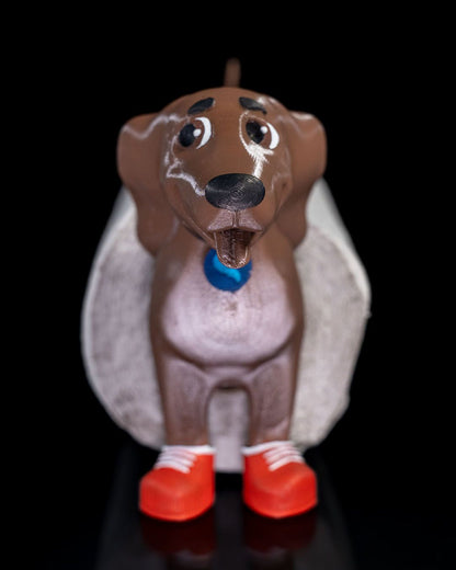 Dackel Niedliche Hund-Motiv Toilettenpapierhalter