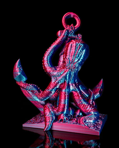 Eisen werfende Kraken-Objekt Oktopus Desktop Dekoration Groß 25CM
