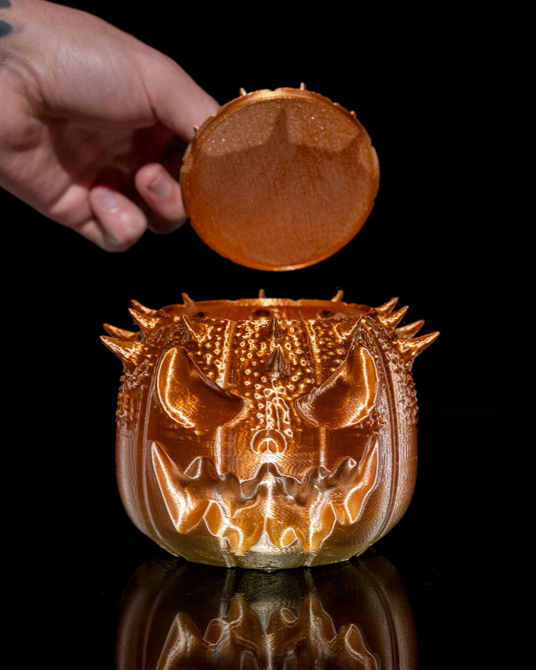 Halloween Kürbis Zuckerdose Süßigkeitenbox Aufbewahrungsbox 11CM