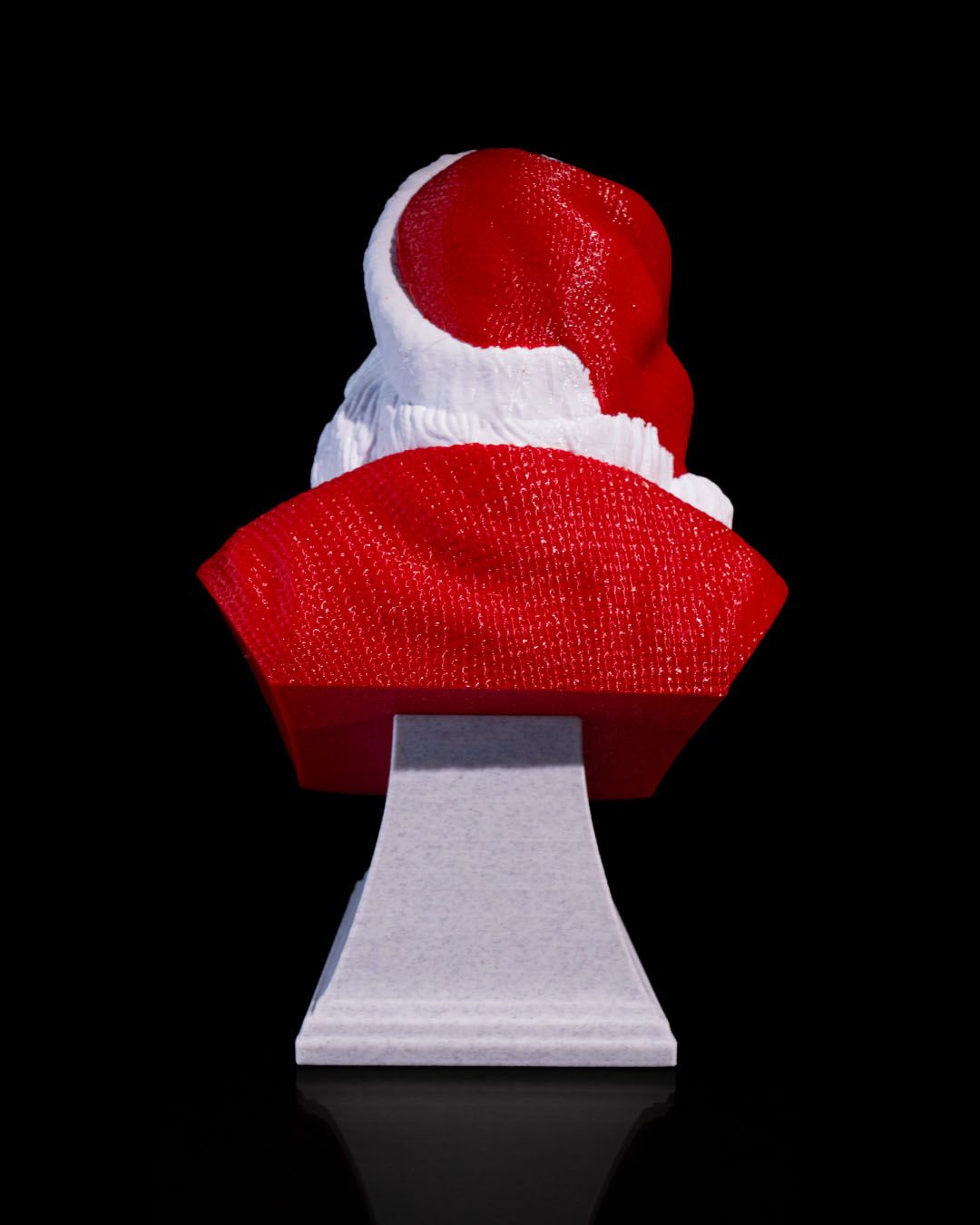 Weihnachtsmann-Büste Klassische Weihnachtsmann-Büste, bemalt, 15 cm