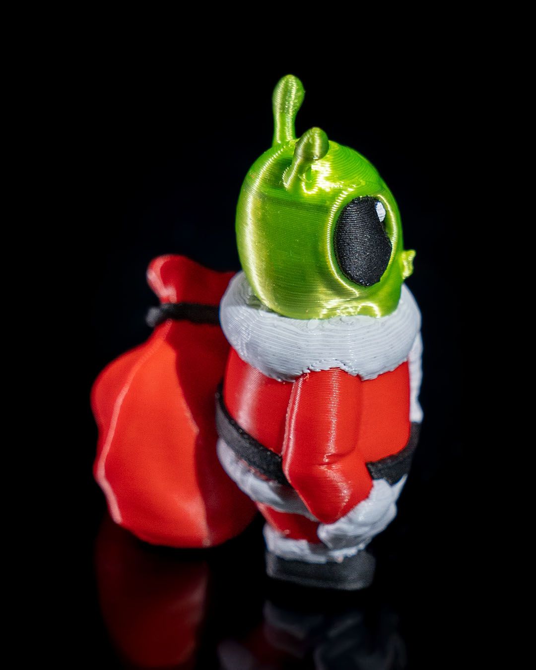 Weihnachts-Anhänger Außerirdischer Weihnachtsmann Weihnachtsbaumschmuck Weihnachtsmann 18CM