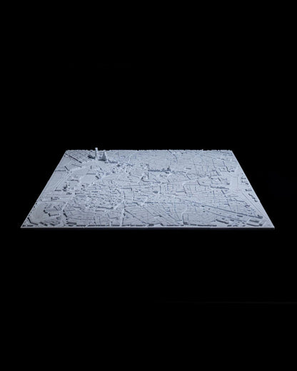 Madrid 3D-Stadtsilhouette Dekorative Minimalistische Wandtafel Madrid Bild