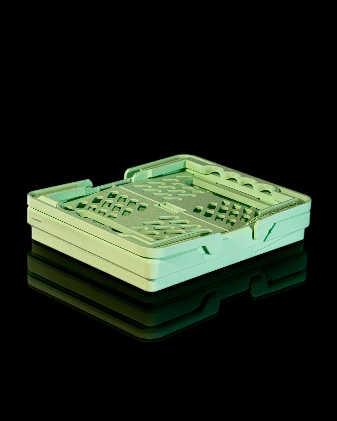 Mehrzweck-Hartplastikkiste Einkaufskorb Organizer faltbar 15CM