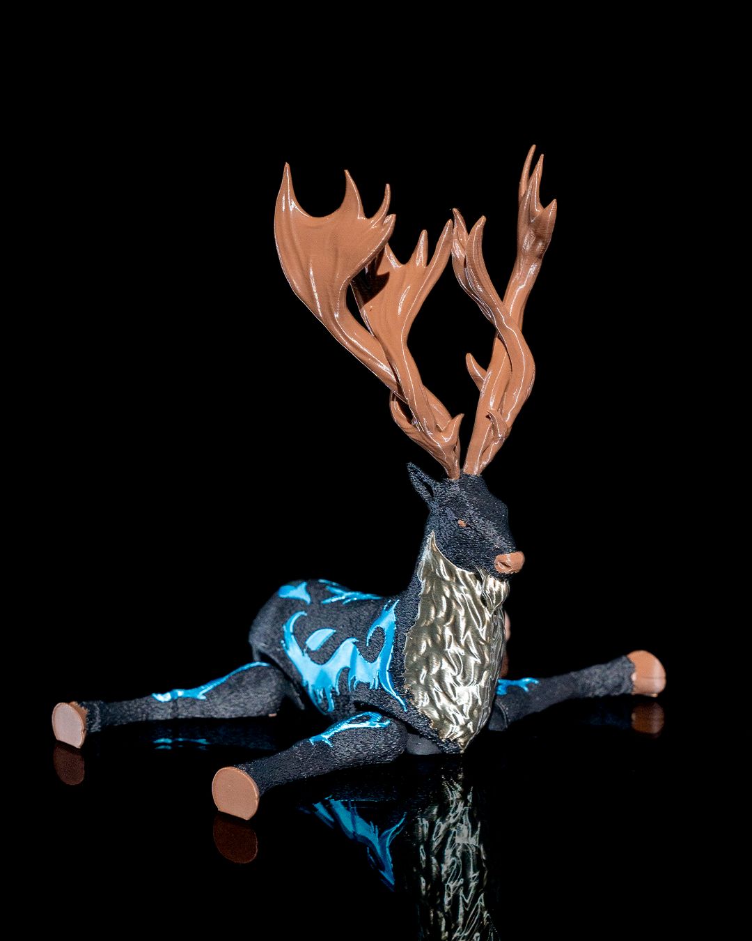 Waldhüter Bewegliche Rentierfigur 20 cm (Riesengröße)