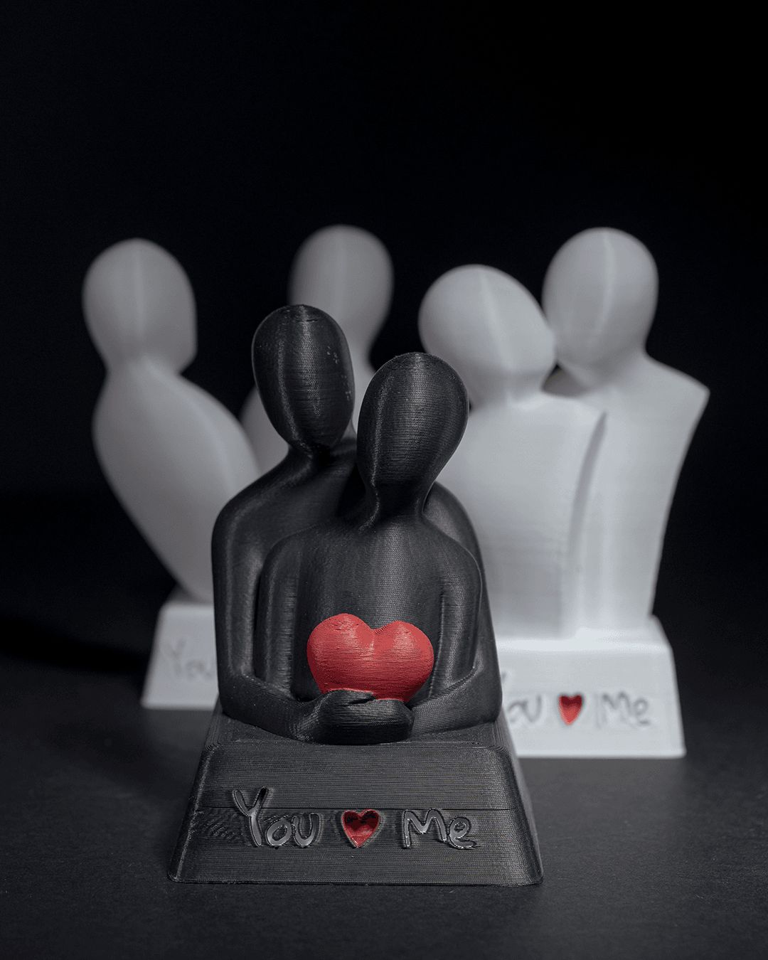 Personalisierte Romantische Valentinstagsgeschenk Paar-Skulptur Desktop Dekorationsobjekt
