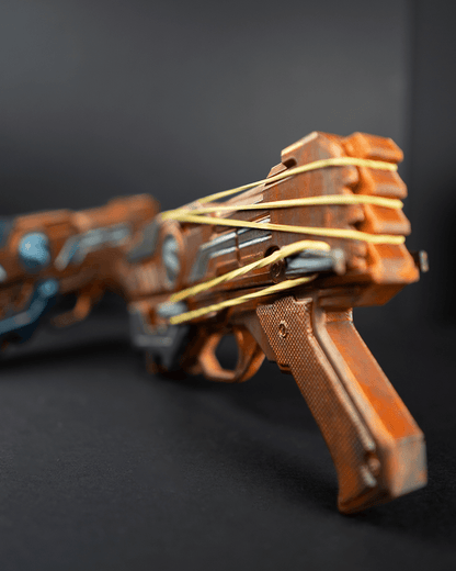 Schleuder-Spielzeug-Weltraum-Waffe mit Schleuder, 15 cm