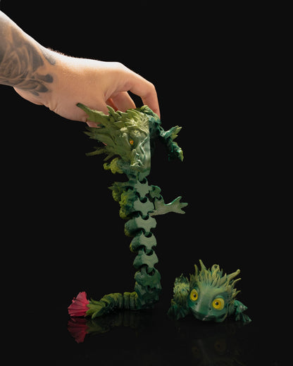 Wald-Drache Grüne Mutter Drache Bewegliches Spielzeug