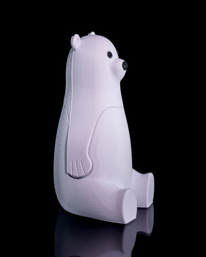 Neujahrsdekoration Eisbär Bonboniere Eisbär Pralinenschachtel 15CM