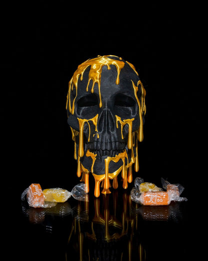 Halloween Totenkopf Dekorative Bonbonschale Süßigkeitenbox Aufbewahrungsbox 17CM