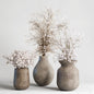 Antike Vintage Vase, groß, 25 cm, Hartplastik, 3er-Set, dekorative Vintage-Vase