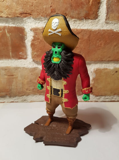Monkey Island LeChuck Bemalte Figur Monkey Island Lechuck Figur Groß 25CM