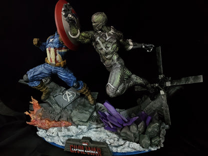 Captain America vs Black Panther Objekt Black Panther vs Captain America Figur Groß