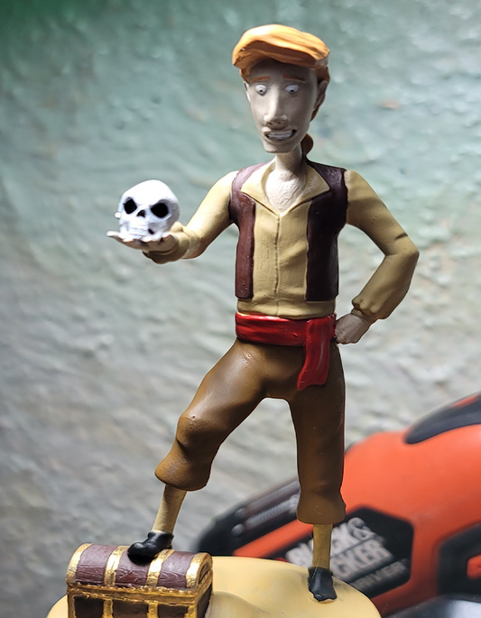 Monkey Island Guybrush Threepwood Bemalte Figur Guybrush Figur 15CM