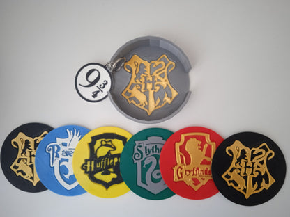 Harry Potter Hogwarts und andere Teams 5er-Untersetzer-Set