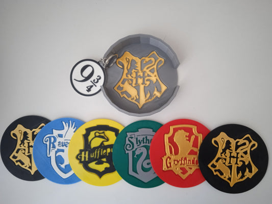 Harry Potter Hogwarts Ve Diğer Takımlar 5li Bardak Altlığı