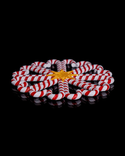 Zucker-Weihnachtsschmuck, Weihnachtsbonbon-Untersetzer 10CM