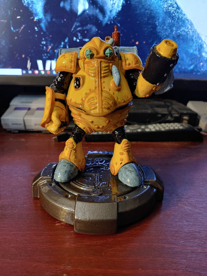 Krono Robo Bemalte Figur Prometheus Figur Groß 25CM