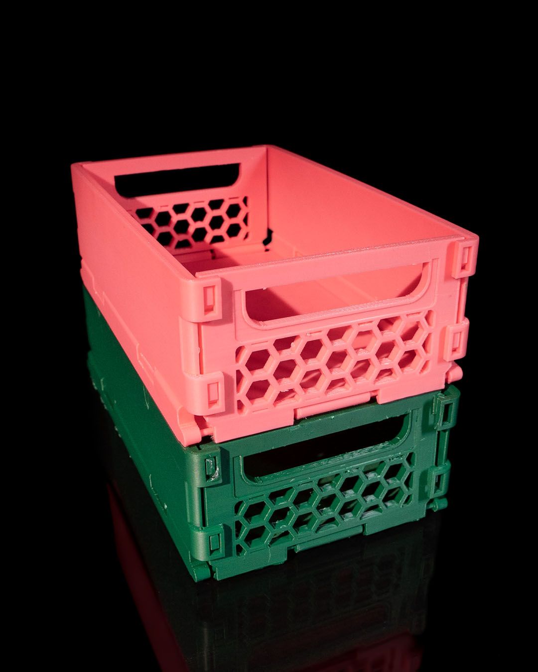 Mehrzweck-Organizer-Faltkorb aus Hartplastik, 15 cm