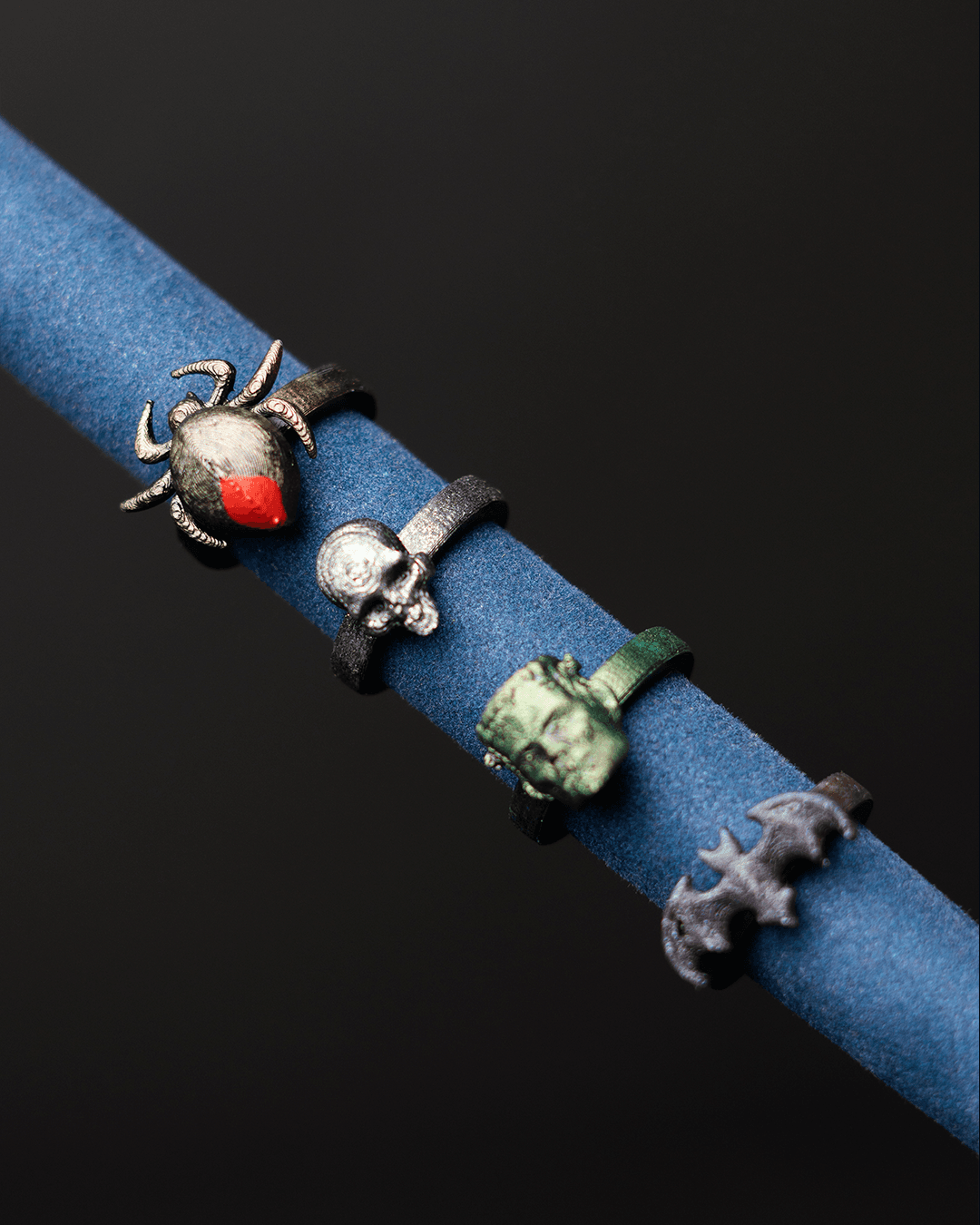 Halloween Ring 4er Set Halloween Ringe