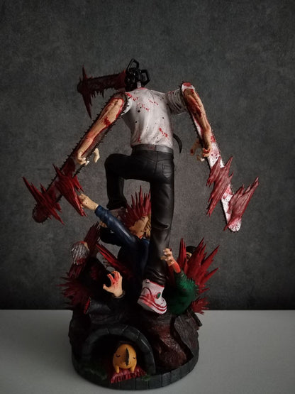 Chainsaw Man Denji Bemalte Figur Groß 25CM