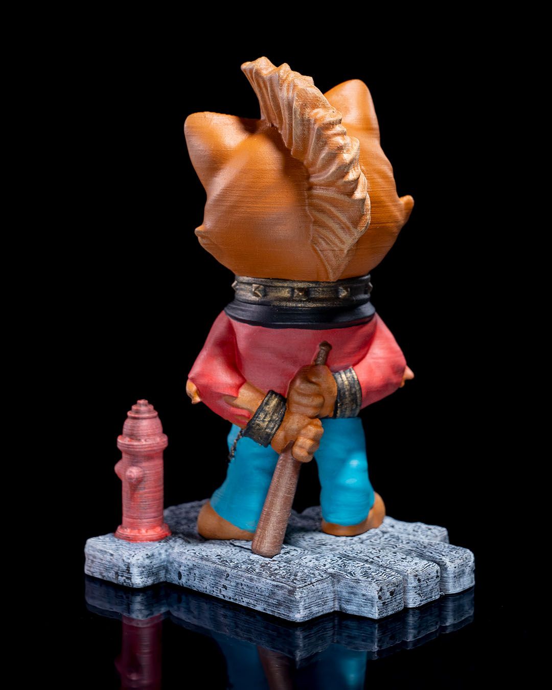Halloween Urban Terrors - Werwolf Bemalte Figur 15 cm (GROSSE GRÖSSE)