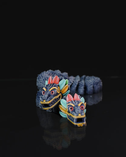 Azteken Doppelkopf Drachen Bewegliches Spielzeug Zweiköpfiger Drachen Riesig 70CM